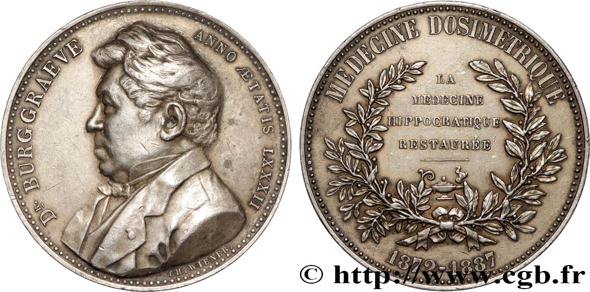 TROISIÈME RÉPUBLIQUE Médaille, Médecine dosimétrique TTB