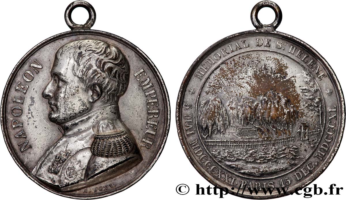 LOUIS-PHILIPPE I Médaille du mémorial de St-Hélène, refrappe XF
