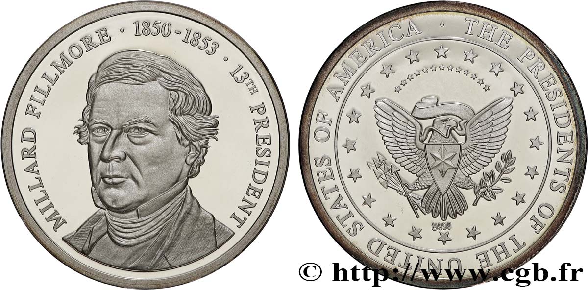 UNITED STATES OF AMERICA Médaille, Millard Fillmore MS