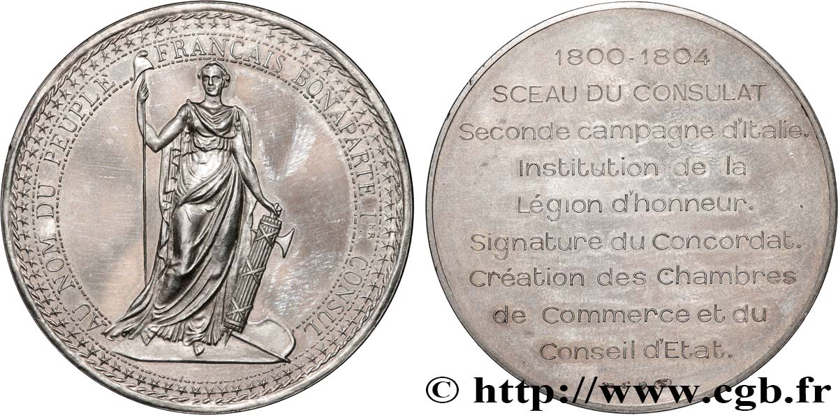 CONSULAT Médaille, Sceau du Consulat AU