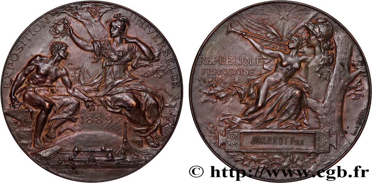 TERZA REPUBBLICA FRANCESE Médaille, Exposition Universelle q.SPL