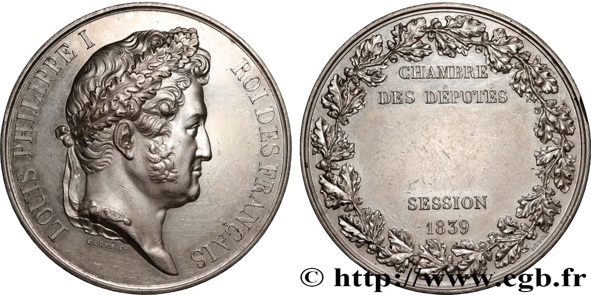 LOUIS-PHILIPPE Ier Médaille parlementaire TTB+