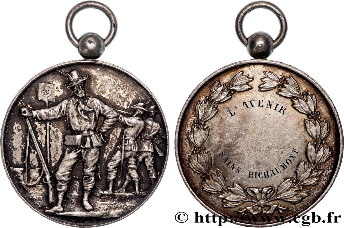 TIR ET ARQUEBUSE Médaille de récompense BB