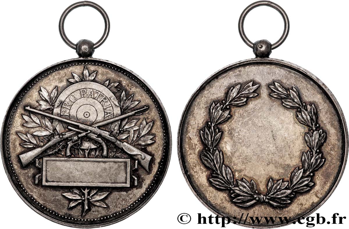 TIR ET ARQUEBUSE Médaille PRO PATRIA, récompense q.SPL