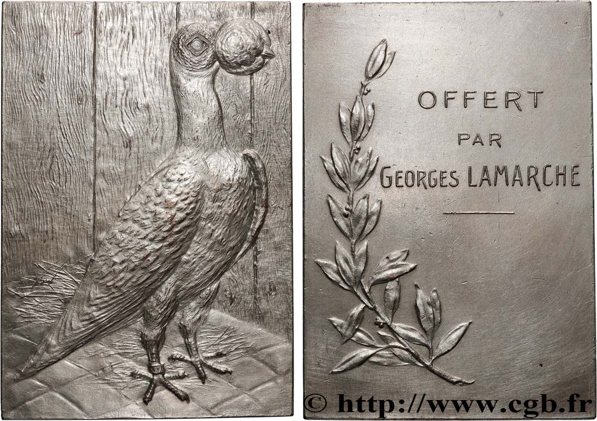 QUINTA REPUBBLICA FRANCESE Plaquette, Colombophilie SPL/q.SPL