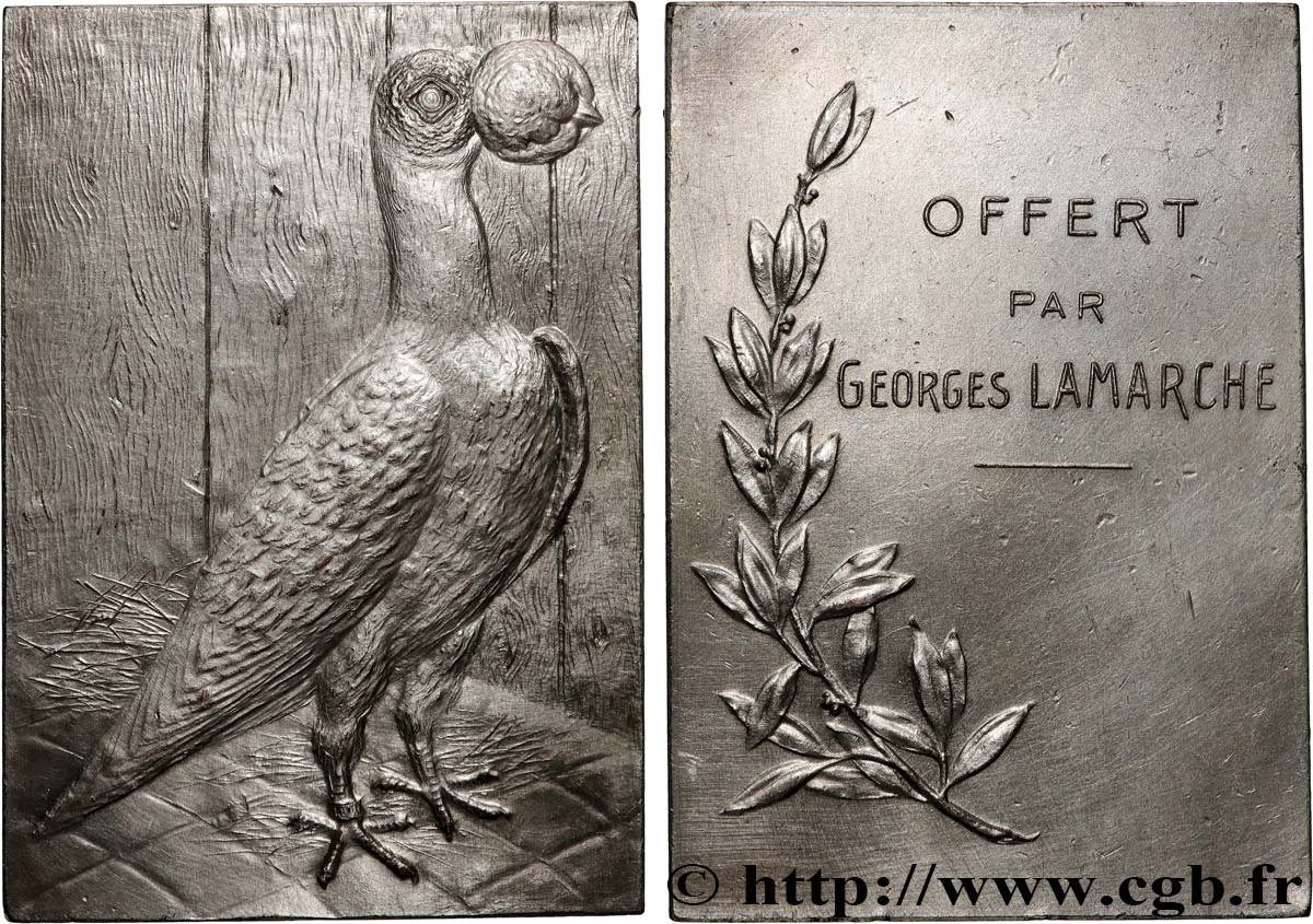 QUINTA REPUBBLICA FRANCESE Plaquette, Colombophilie SPL/q.SPL