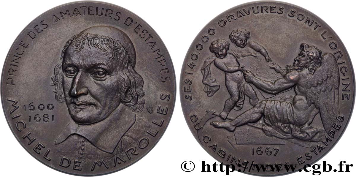 FUNFTE FRANZOSISCHE REPUBLIK Médaille, Michel de Marolles VZ