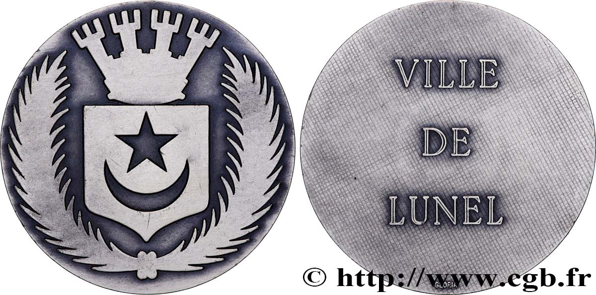 VILLES ET MAIRIES Médaille, Lunel SPL/q.SPL