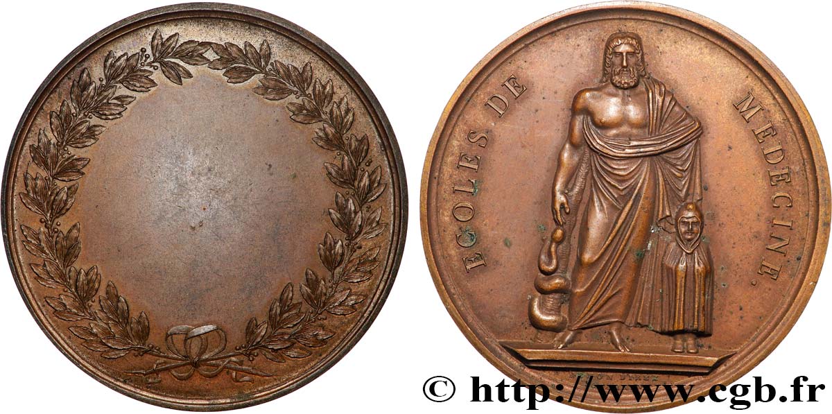 NAPOLEON S EMPIRE Médaille, École de médecine AU/AU