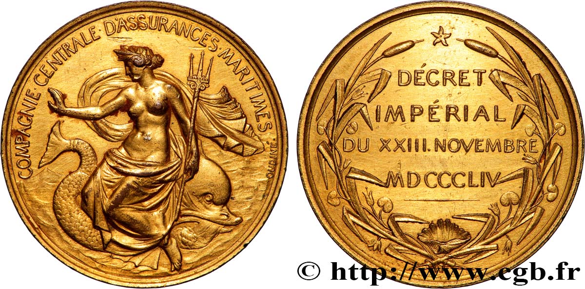 SECONDO IMPERO FRANCESE Médaille, La Centrale BB