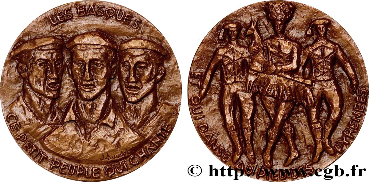 CINQUIÈME RÉPUBLIQUE Médaille, Les basques SUP