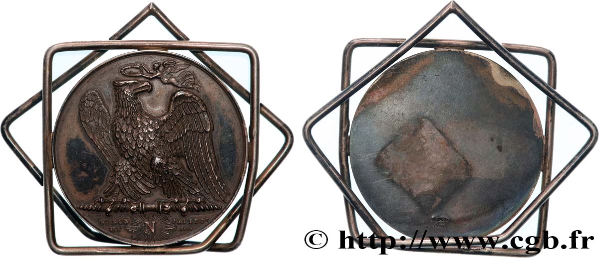 PREMIER EMPIRE / FIRST FRENCH EMPIRE Médaille, Aigle de Napoléon Ier, refrappe AU