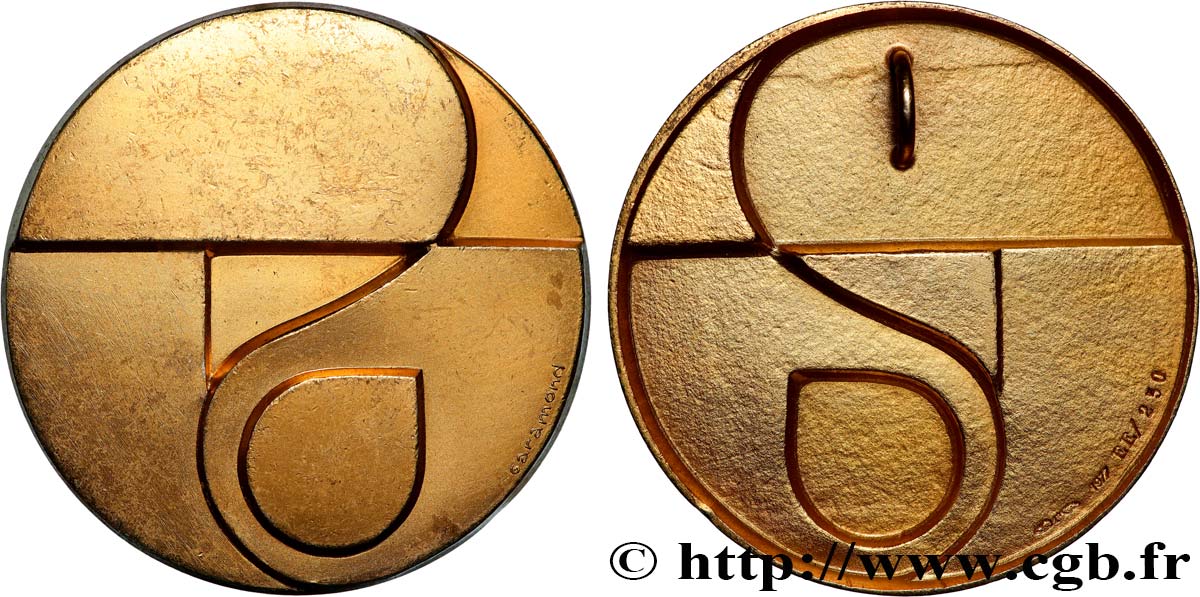 V REPUBLIC Médaille, Série bijoux, Signal, Exemplaire Éditeur AU