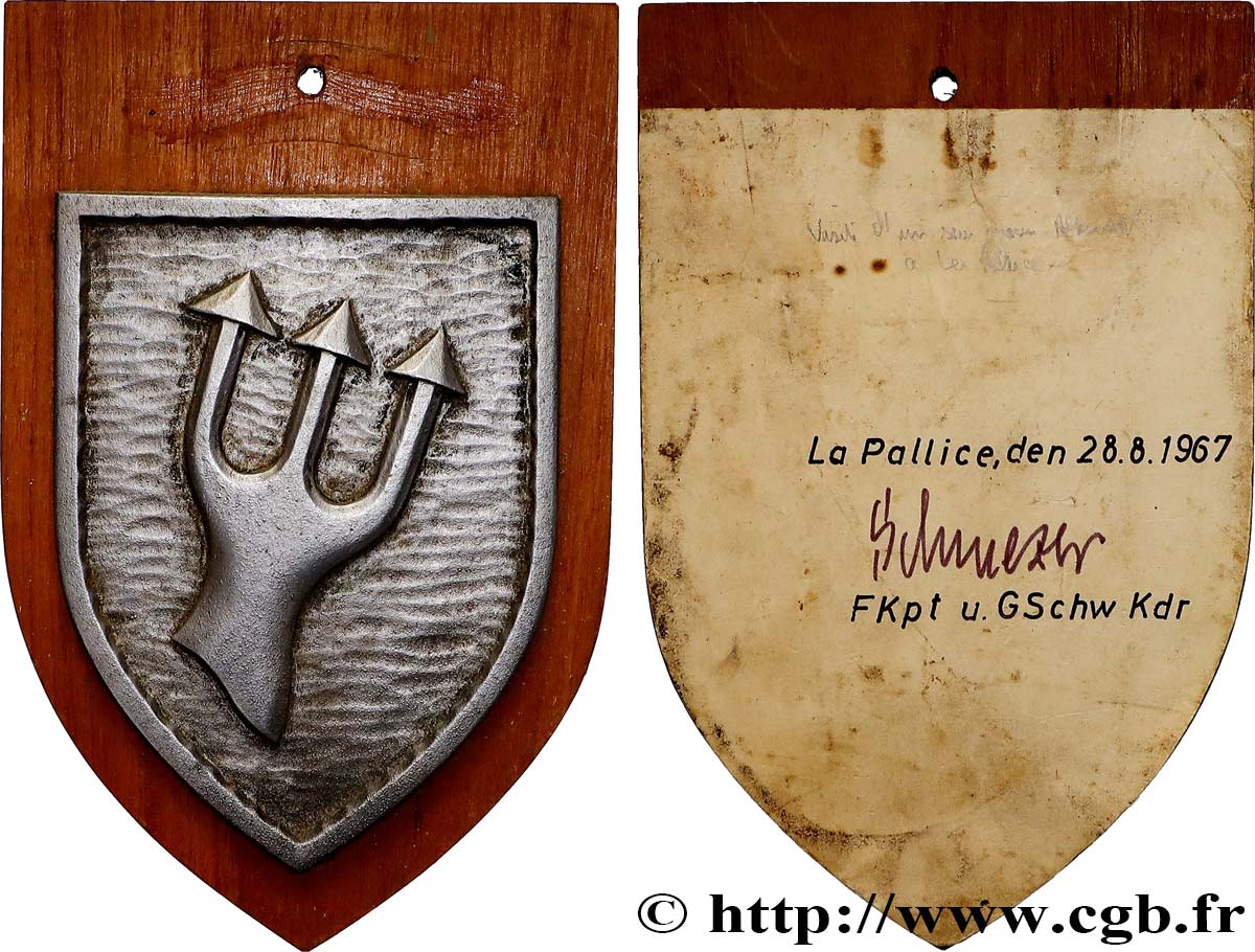 GERMANY Plaque, La Pallice, Base desous-marins XF