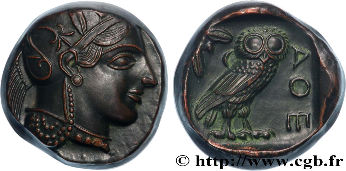 ATTICA - ATHENA Médaille, Reproduction d’un tétradrachme d’Athénes, n°7 SPL