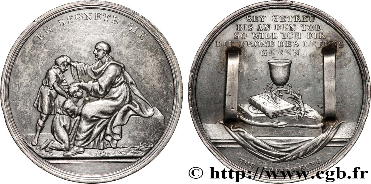 ALEMANIA Médaille de baptême MBC