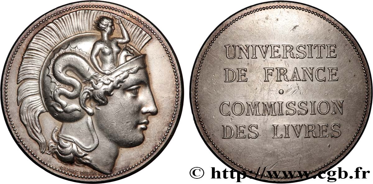 PRIX ET RÉCOMPENSES Médaille, Université de France, commission des livres TTB+