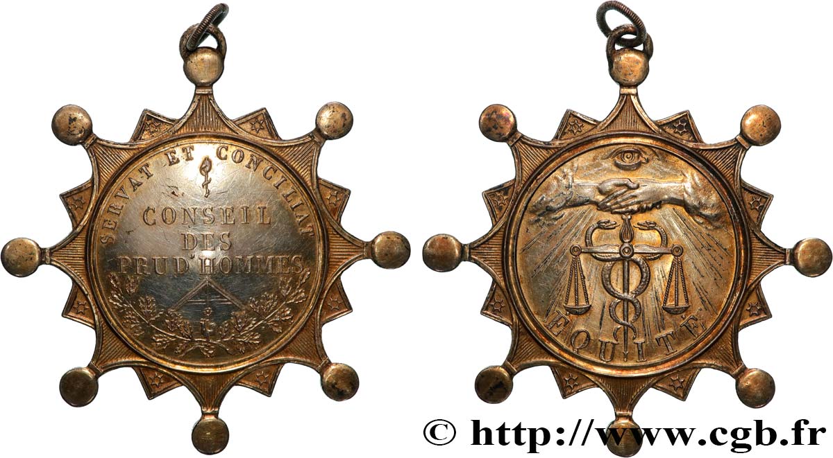 LOUIS-PHILIPPE I Médaille, Conseil des Prud’Hommes AU