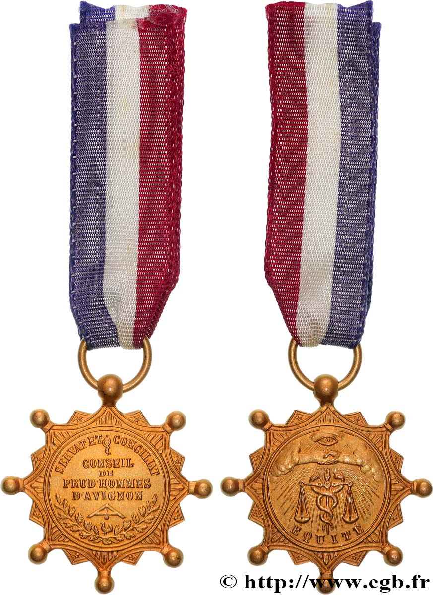 LOUIS-PHILIPPE Ier Médaille, Conseil de Prud’Hommes d’Avignon SUP