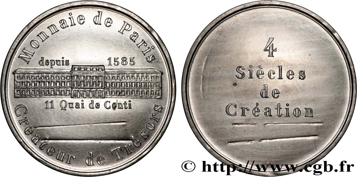 MONNAIE DE PARIS Médaille, Monnaie de Paris, créateur de trésors TTB+