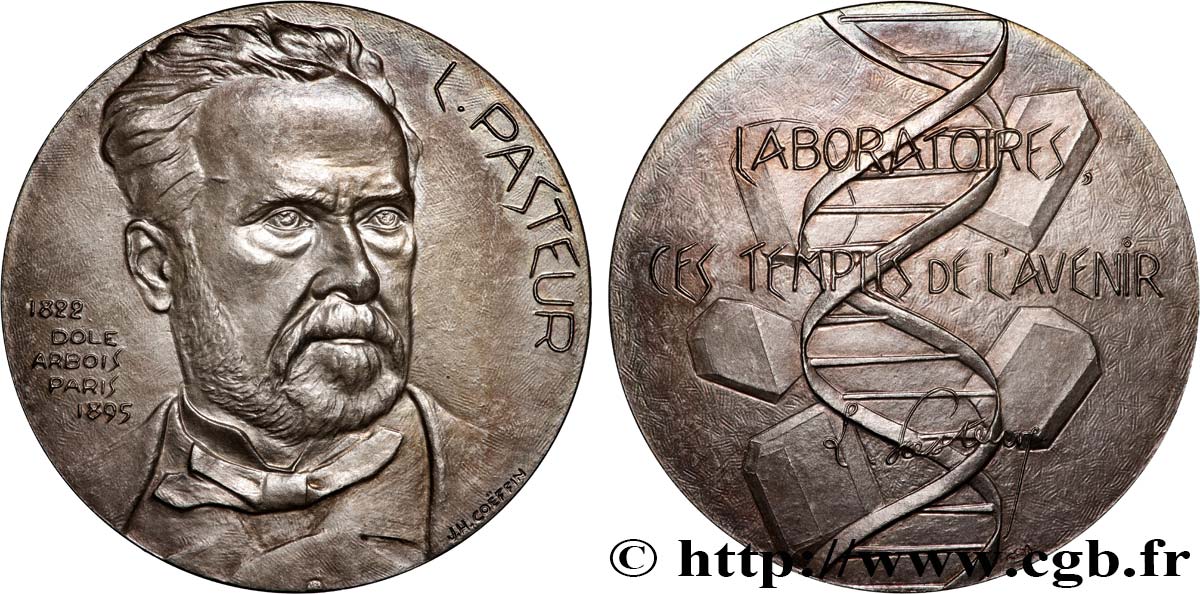 SCIENCE & SCIENTIFIC Médaille, Louis Pasteur AU