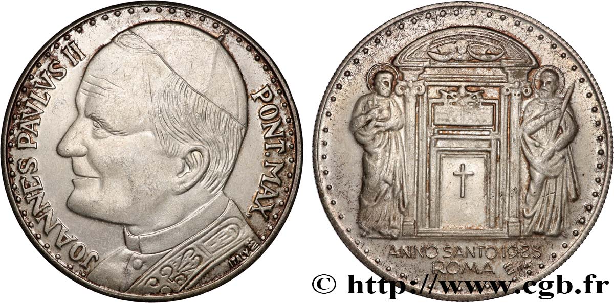 VATICANO Y ESTADOS PONTIFICIOS Médaille, Année Sainte à Rome MBC+