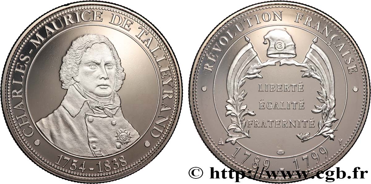 QUINTA REPUBBLICA FRANCESE Médaille, Charles-Maurice de Talleyrand SPL