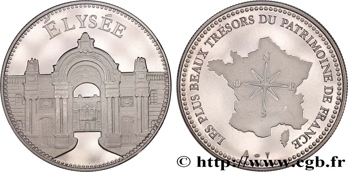 BUILDINGS AND HISTORY Médaille, L’Élysée SPL