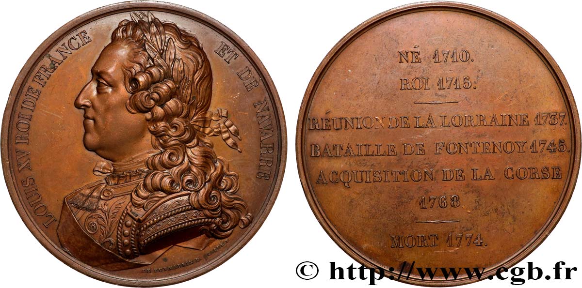 LOUIS-PHILIPPE I Médaille, Louis XV AU