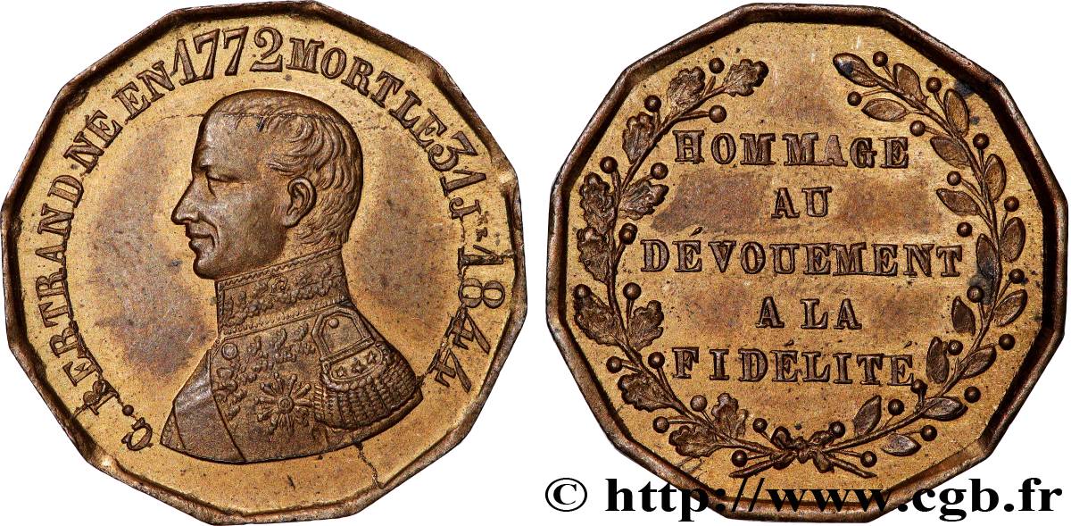 LUDWIG PHILIPP I Médaille, Général Bertrand, Hommage au dévouement SS