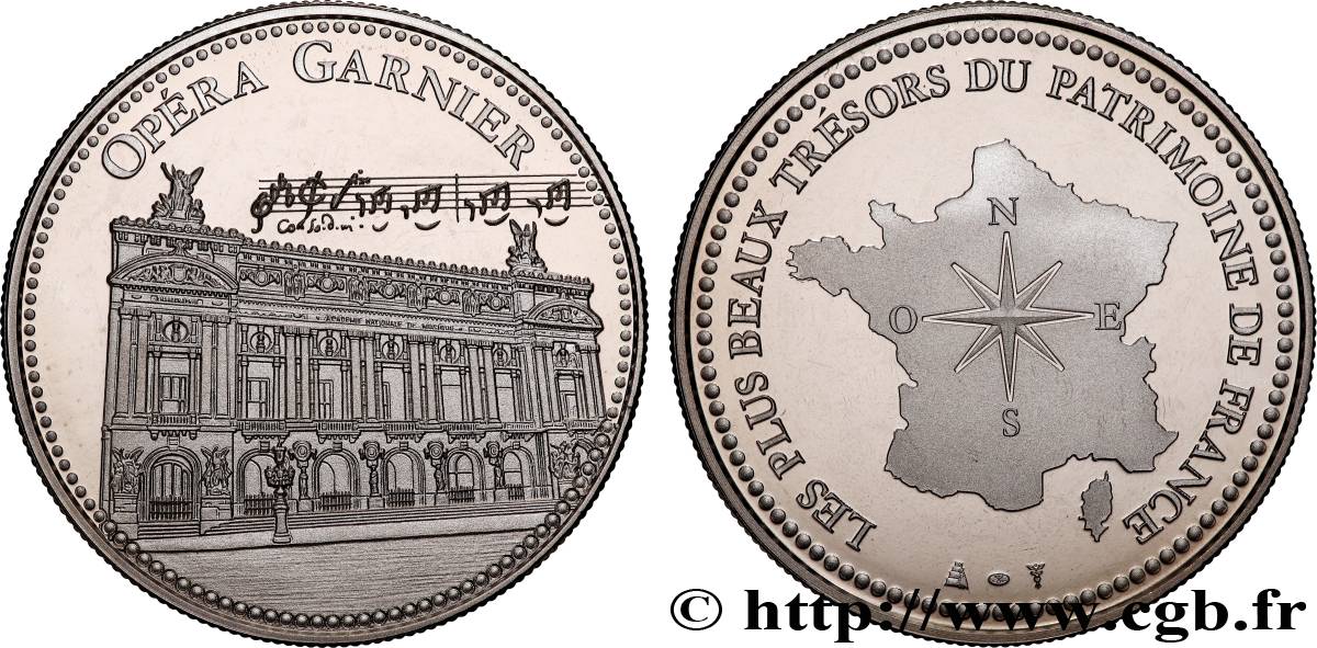 BUILDINGS AND HISTORY Médaille, Opéra Garnier MS