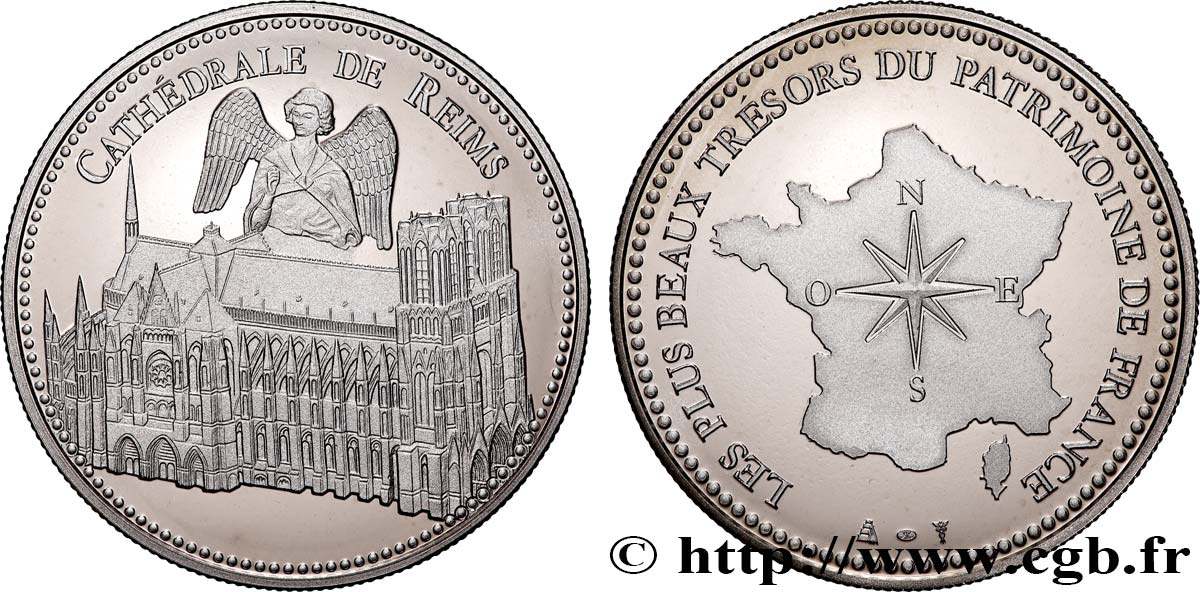 BUILDINGS AND HISTORY Médaille, Cathédrale de Reims MS