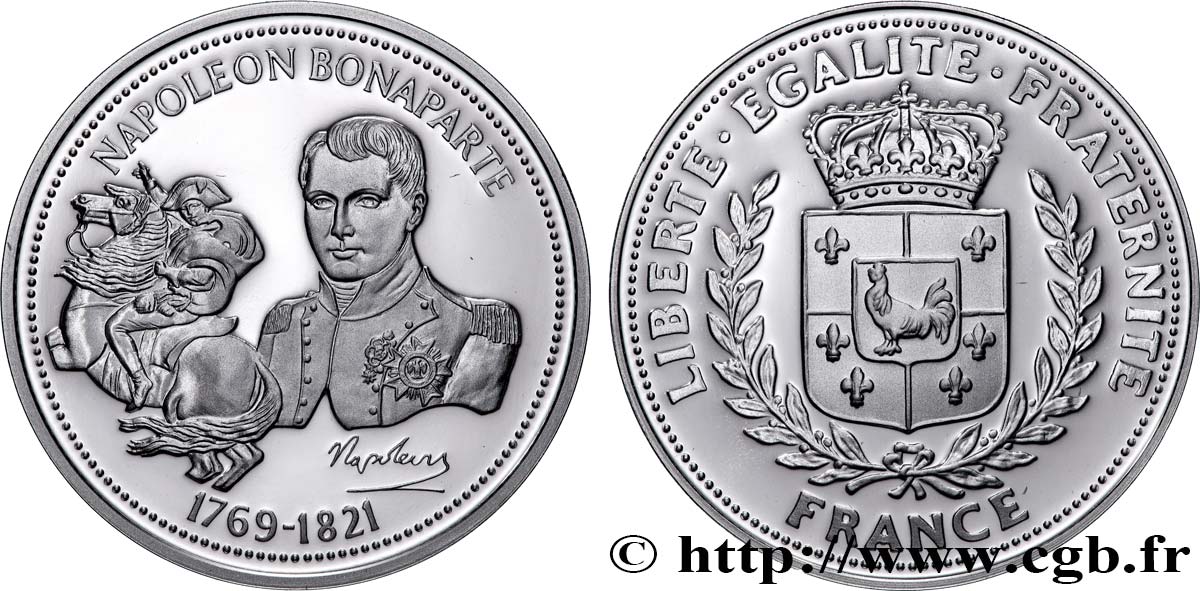 UNSERE GROSSEN MÄNNER Médaille, Napoléon Bonaparte fST