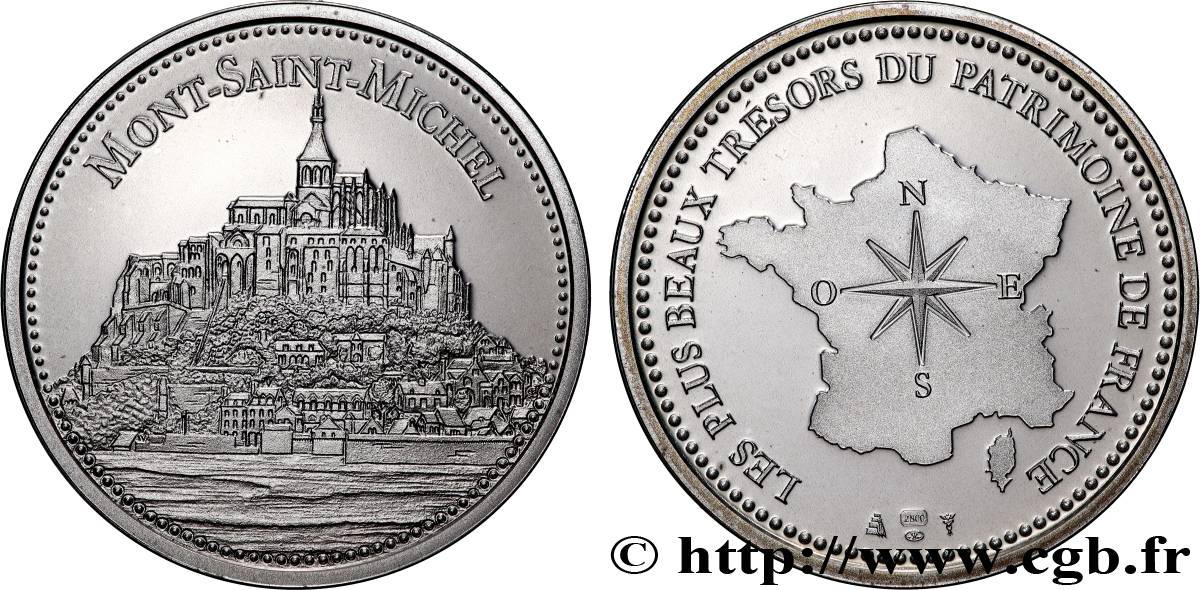 BUILDINGS AND HISTORY Médaille, Mont-Saint-Michel MS