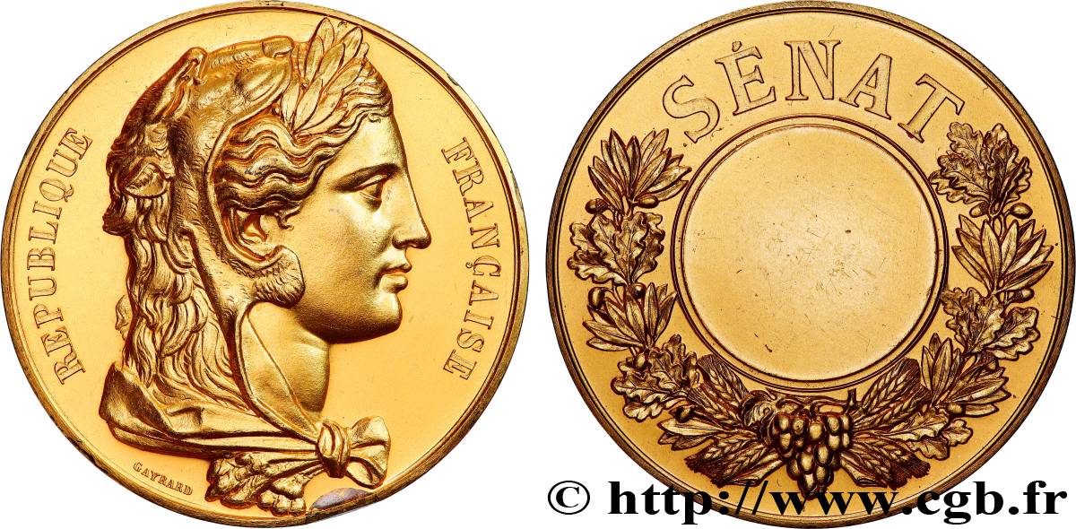 QUINTA REPUBBLICA FRANCESE Médaille, Sénateur SPL/q.SPL