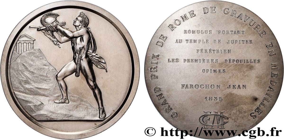 ARTISTS : MUSICIANS, PAINTERS, SCULPTORS Médaille, Jean Farochon, grand prix de Rome, n°11 AU