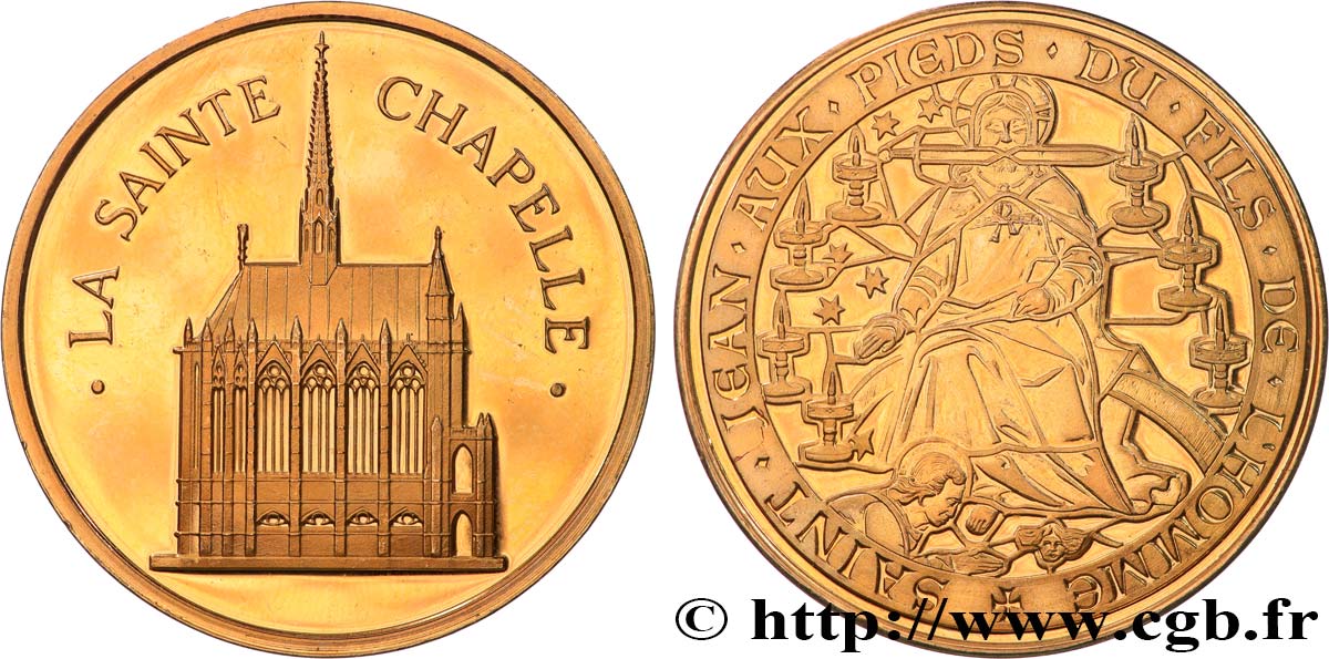 TOURISTIC MEDALS Médaille, La Sainte-Chapelle AU