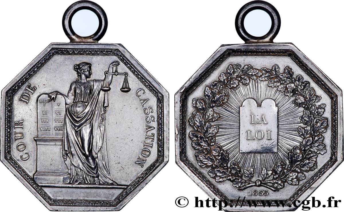 LOUIS-PHILIPPE I Médaille, Cour de cassation AU