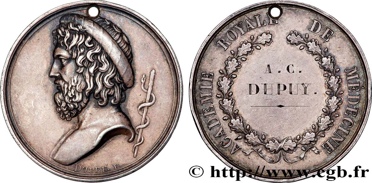 LOUIS-PHILIPPE I Médaille, Académie royale de médecine XF