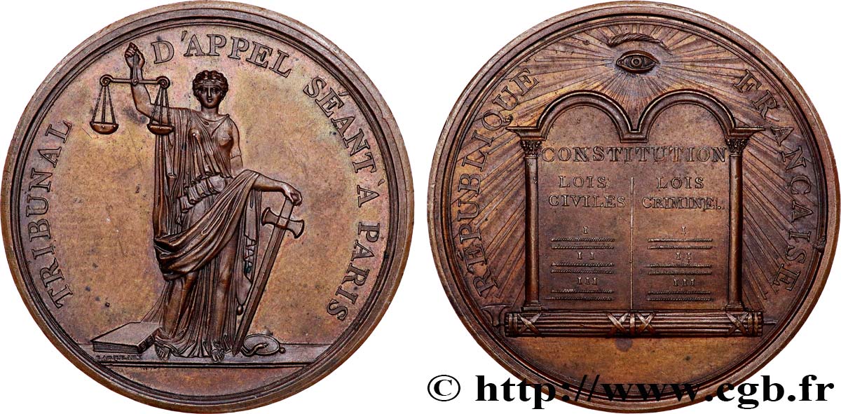 CONSOLATO Médaille, Tribunal d’appel séant à Paris SPL