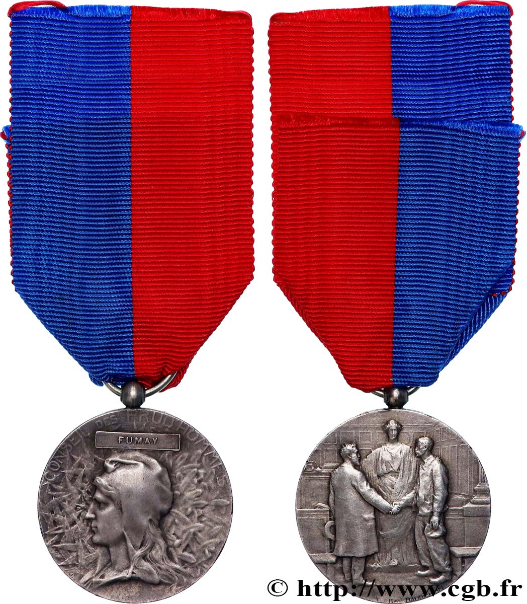 DRITTE FRANZOSISCHE REPUBLIK Médaille, Conseil des prud’hommes fVZ