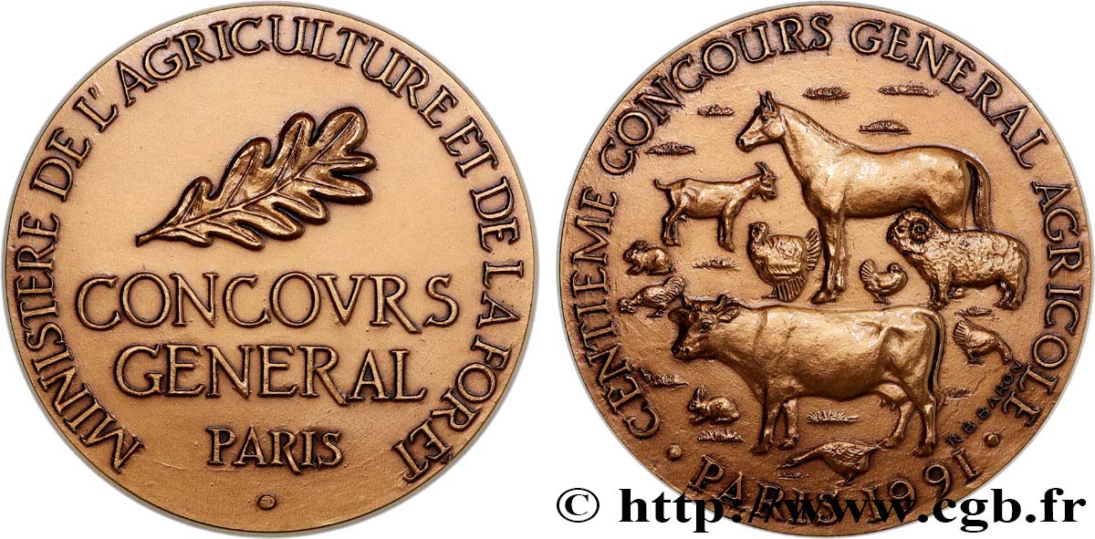 V REPUBLIC Médaille, Concours général agricole AU