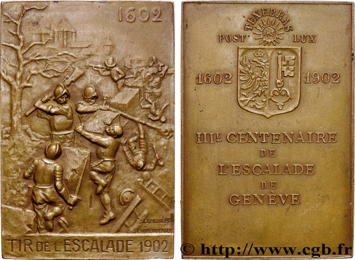 SWITZERLAND Plaquette, Tir de l’escalade AU