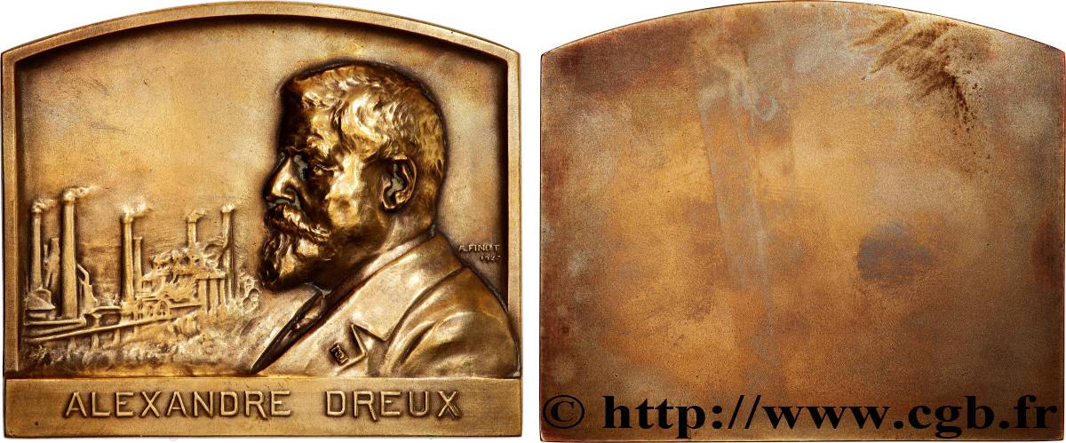 III REPUBLIC Plaquette, Alexandre Dreux AU