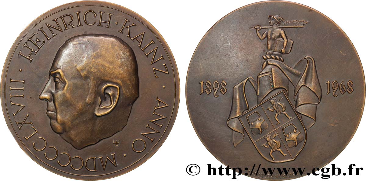 GERMANY Médaille, Heinrich Kainz AU