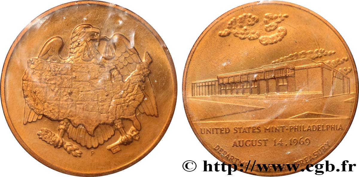 ÉTATS-UNIS D AMÉRIQUE Médaille, United States Mint, Philadelphie MS