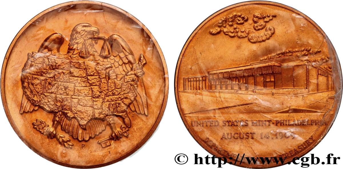 ÉTATS-UNIS D AMÉRIQUE Médaille, United States Mint, Philadelphie fST