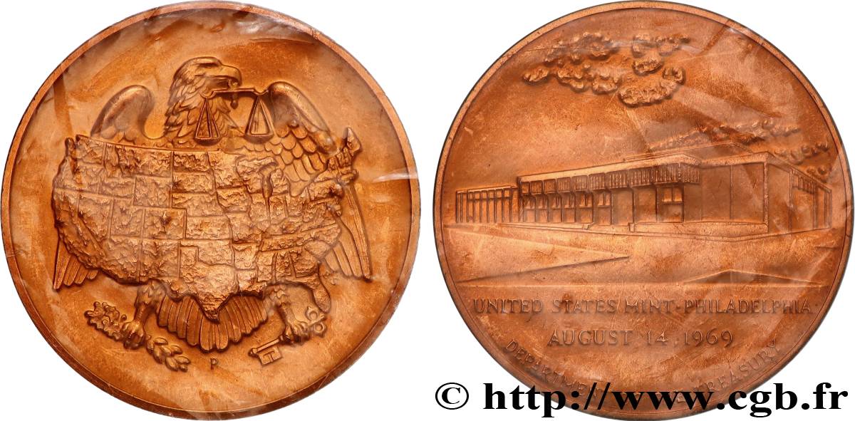 ÉTATS-UNIS D AMÉRIQUE Médaille, United States Mint, Philadelphie MS