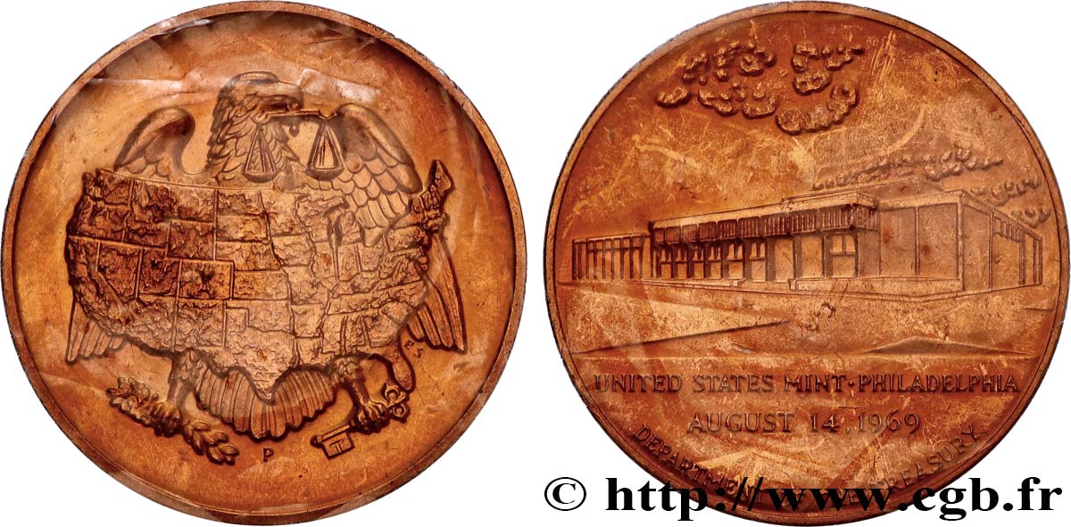 ÉTATS-UNIS D AMÉRIQUE Médaille, United States Mint, Philadelphie SC