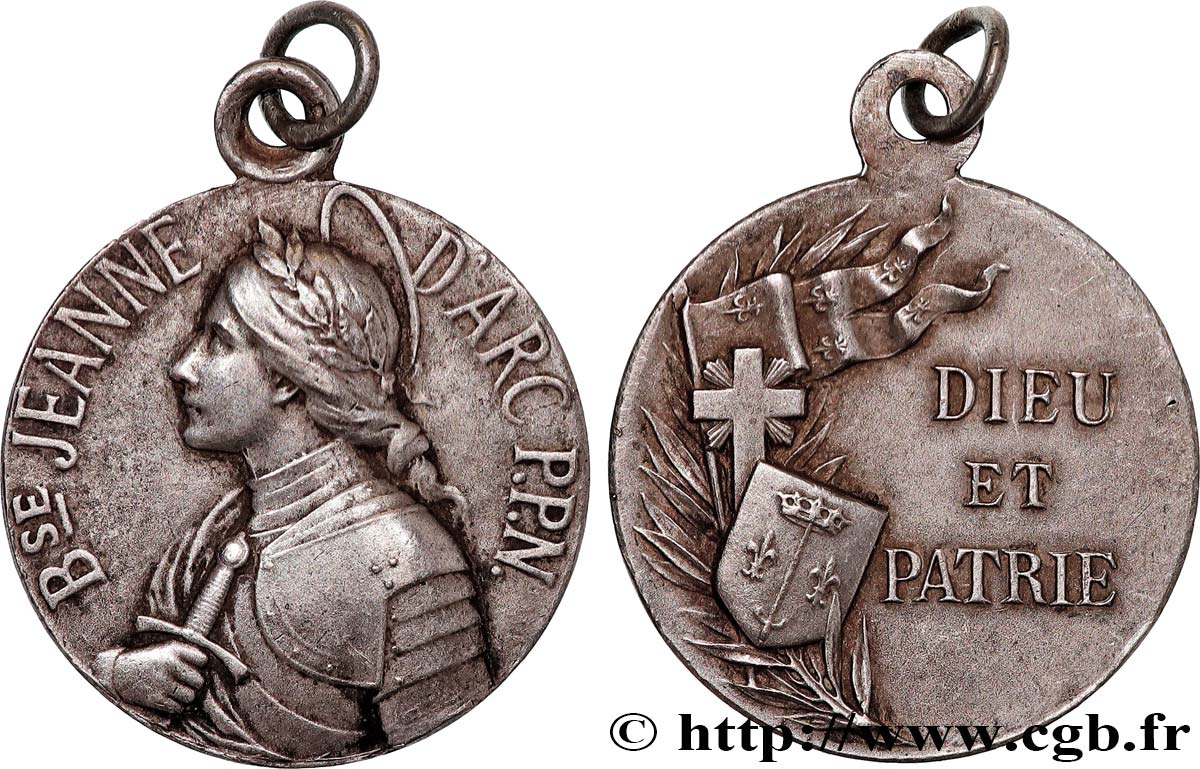 JOAN OF ARC Médaille, Jeanne d’arc XF